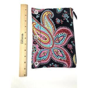 Vera Bradley Zipper Bag Three Hole Punch Pencil Pouch
